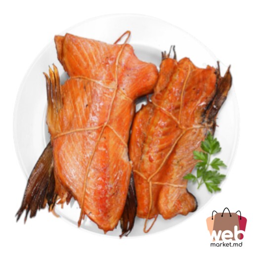 Coloană vertebrală afumată de somon kg SLAVENA LUX