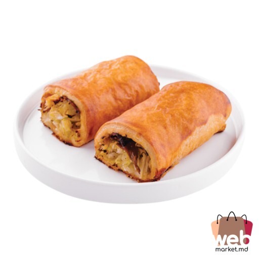 Plăcintă cu varză și ciuperci foietaj kg BONUS