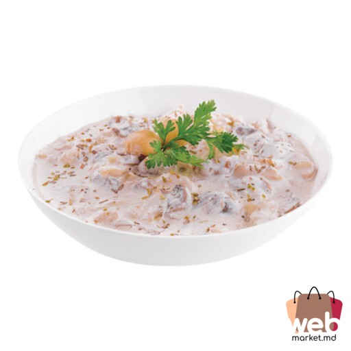 Sos alb cu piept de pui si ciuperci kg BONUS