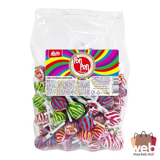 Bomboane PonPon Lollipops kg NEFIS