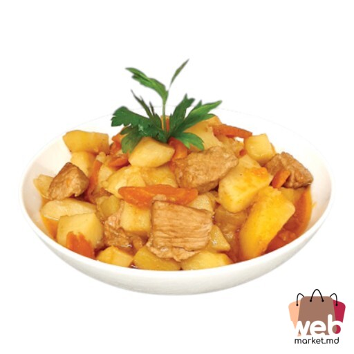 Cartofi inăbușiți cu carne de porc kg BONUS