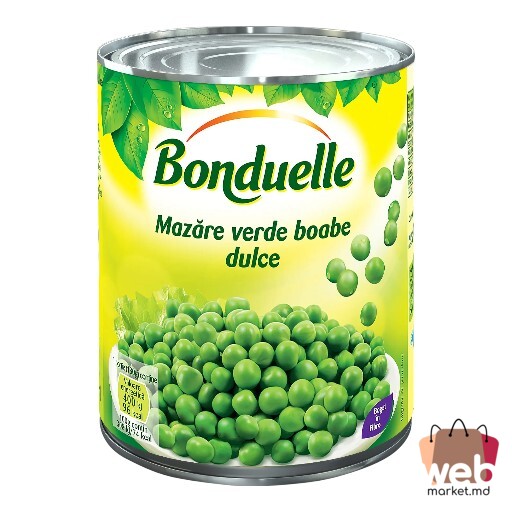 Mazăre conservată 850ml /530ml BONDUELLE