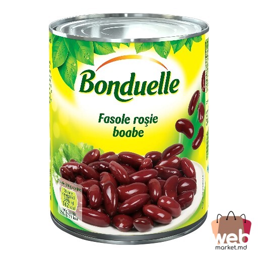 Fasole roșii conservate 850g /480g BONDUELLE