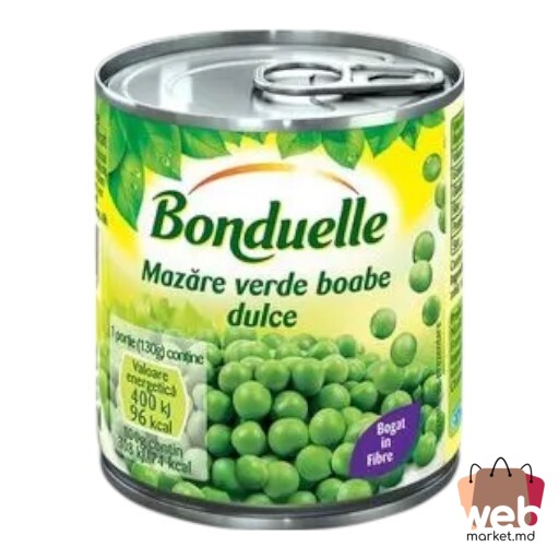 Mazăre conservată 212ml BONDUELLE