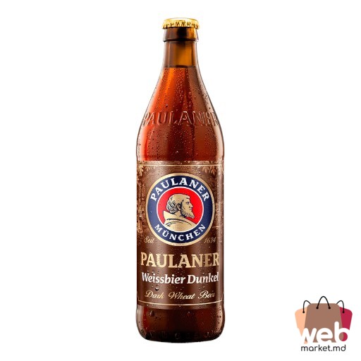 Bere brună nefiltrată 5.3% 500ml PAULANER
