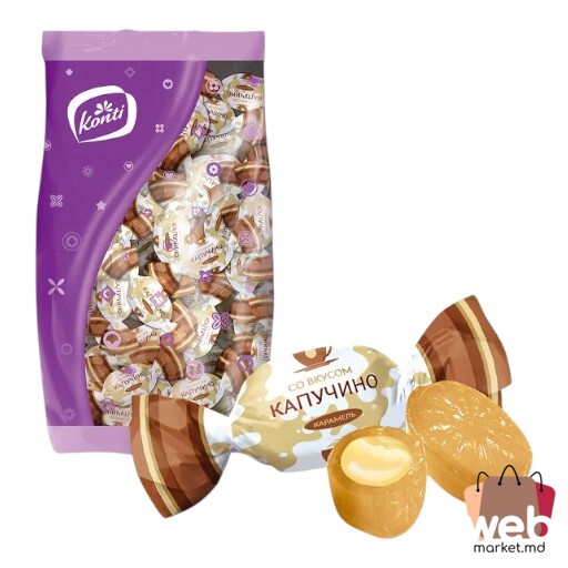 Caramele cappuccino 200g KONTI