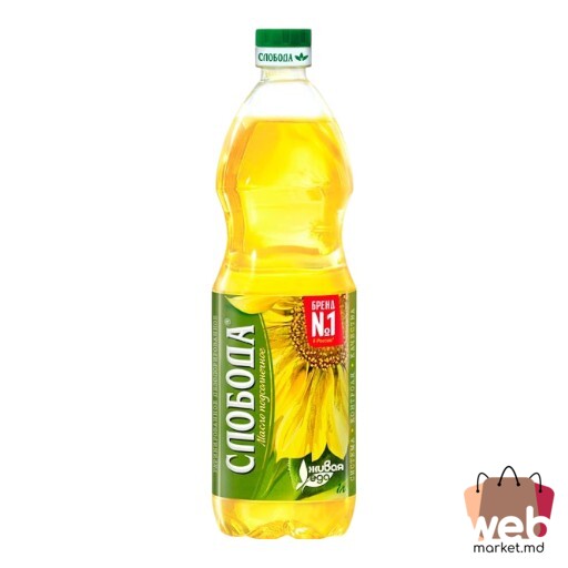 Ulei de floarea-soarelui rafinat 1L SLOBODA