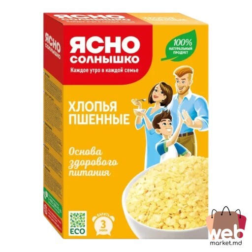 Fulgi de mei 375g YASNO SOLNYSHKO