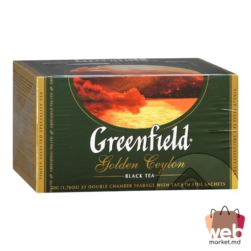 Ceai negru Golden Ceylon 25pac. x2g GREENFIELD