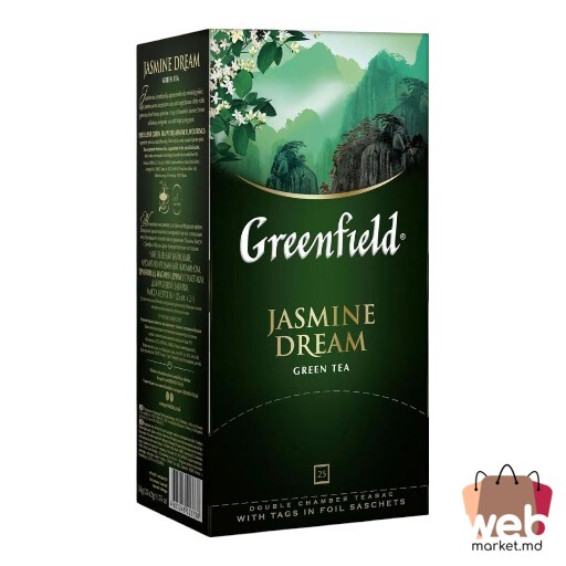 Ceai verde aromatizat Jasmine Dream 25pac. x2g GREENFIELD