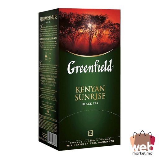 Ceai negru Kenyan Sunrise 25pac. x2g GREENFIELD