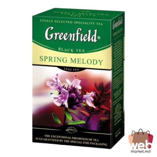 Ceai negru aromatizat Spring Melody 100g GREENFIELD