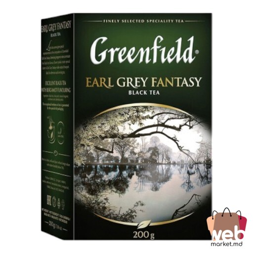 Ceai negru aromatizat Earl Grey Fantasy 200g GREENFIELD