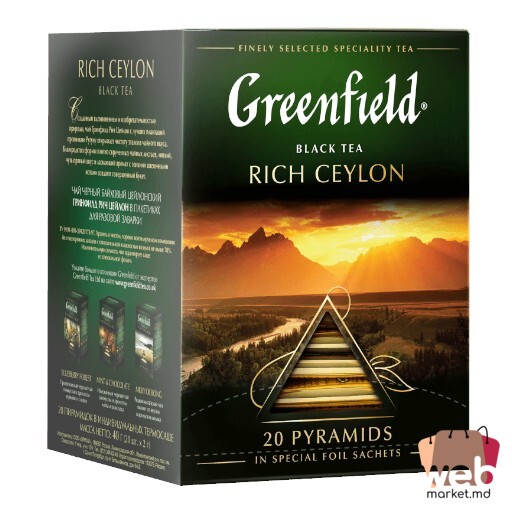Ceai negru Rich Ceylon 20pac. x2g GREENFIELD
