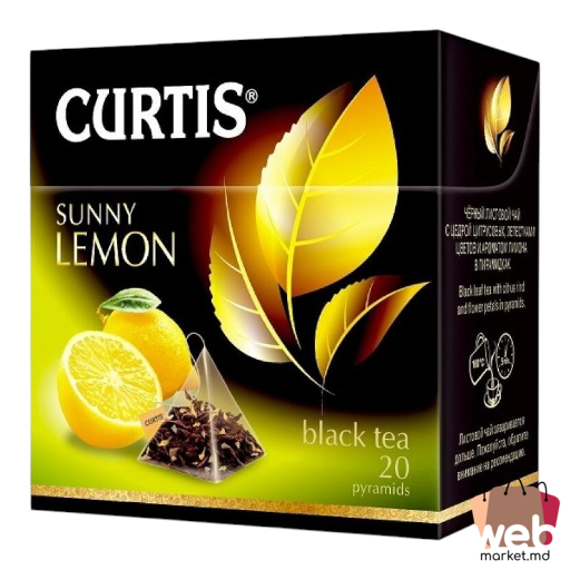 Ceai negru Sunny Lemon 20pac. CURTIS