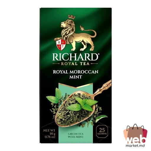 Ceai verde Royal Moroccan Mint 25pac. x2g RICHARD