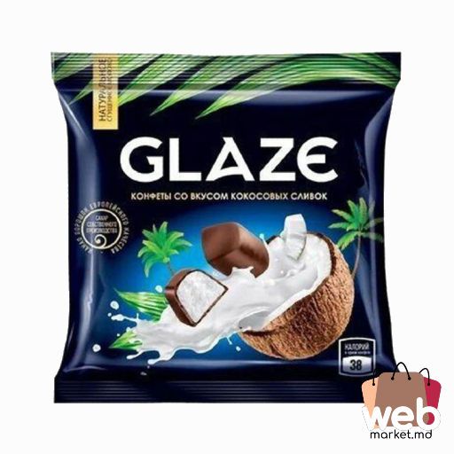 Bomboane Glaze frișcă de cocos 500g YASKINO