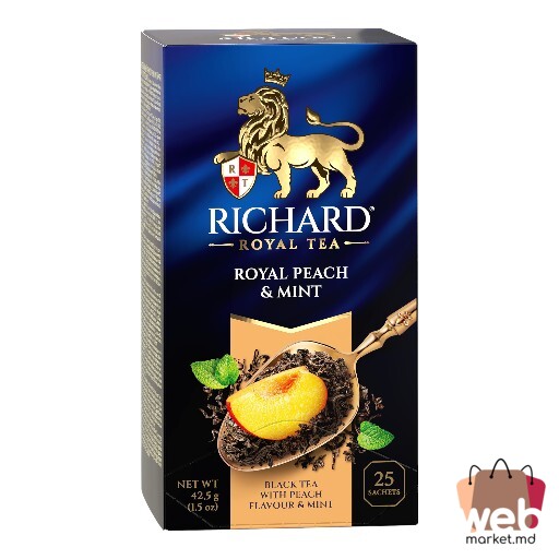 Ceai compozit cu fructe Royal piersică /mentă 25pac. x1.7g RICHARD