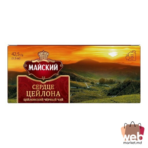 Ceai negru Inima Ceylonului 25pac. x1.7g MAISKII