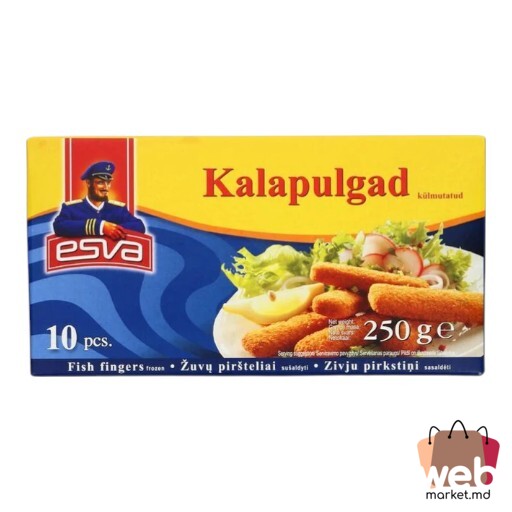 Bețisoare de pește pane congelate 250g ESVA