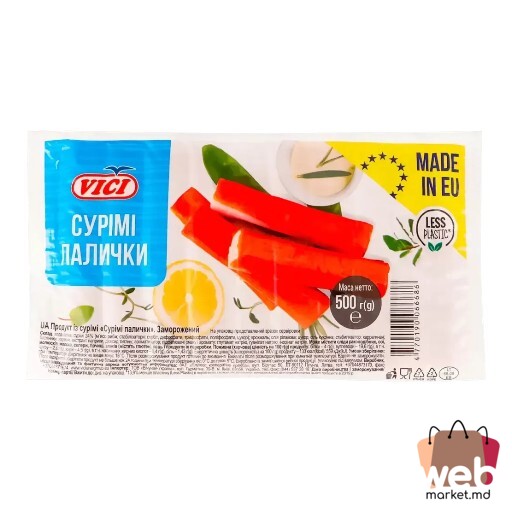Bastonașe de surimi congelate 500g VICI