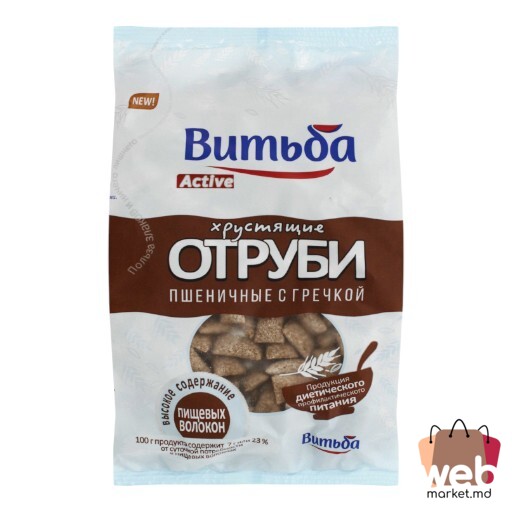 Tărâțe cu grâu /hrișcă 130g VITIBA