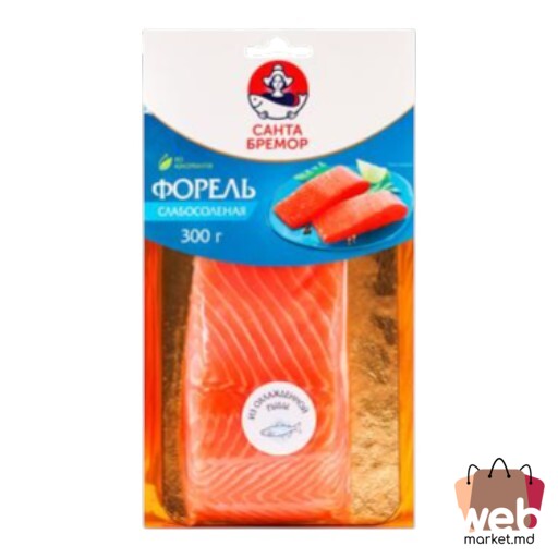 Pește sărat păstrăv file ușor 150g SANTA BREMOR