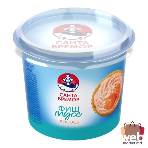 Pastă Fish-muss somon 140g SANTA BREMOR