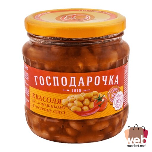 Fasole în sos de tomate 450g GOSPODAROCHKA