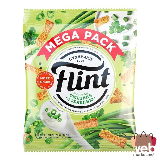 Pesmeți smântână /verdeață 100g FLINT