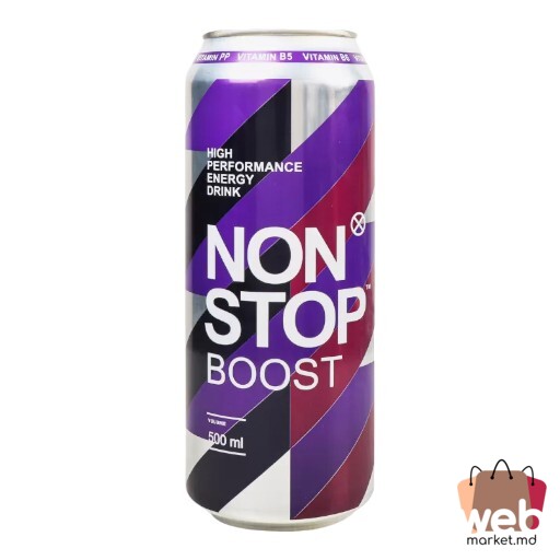 Băutură energizantă Boost 500ml NON STOP