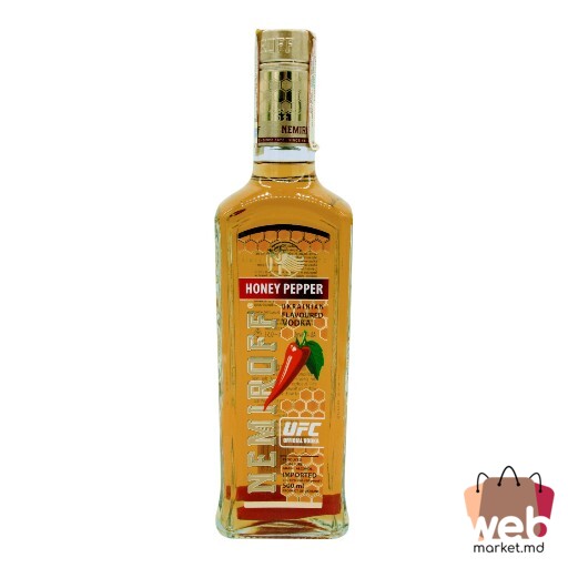 Tinctură ucraineană de miere cu ardei iute 40% 500ml NEMIROFF