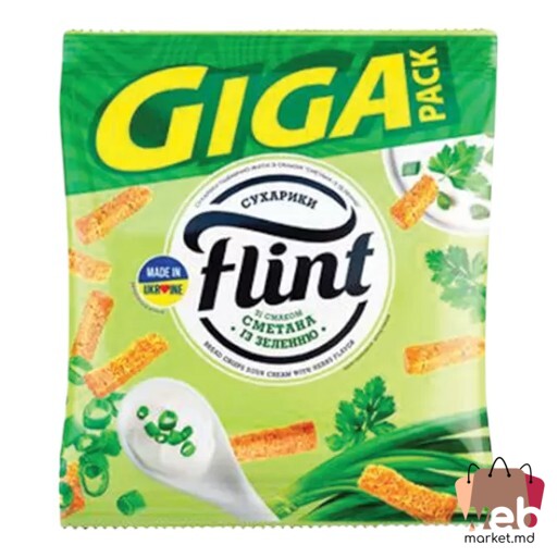 Pesmeți gust smântână /verdeață 190g FLINT