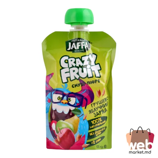 Băutură Mousse Crazy Fruit pere /mere /cereale 100ml JAFFA