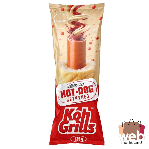 Hot-dog crenvurști cu sos Ketchunez 135g KOH GRILLS