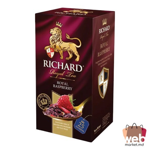 Ceai din plante cu fructe Royal Raspberry 25pac. x2g RICHARD