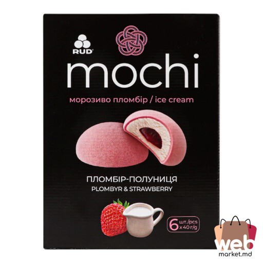 Înghețată Mochi căpșună 240g RUD