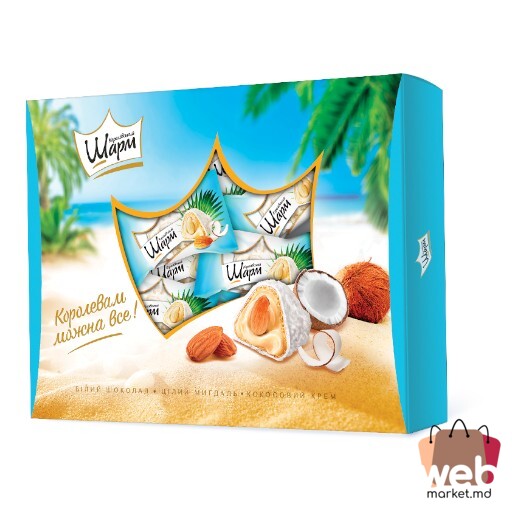 Bomboane Royal Charm migdale /cocos 185g AVK