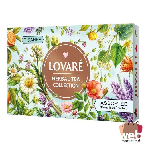 Ceai compozit din plante Herbal Tea Collection 64pac. x1.8g LOVARE