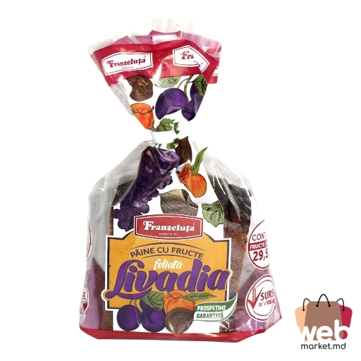 Pâine de grâu /secară Livadia cu fructe 300g FRANZELUȚA