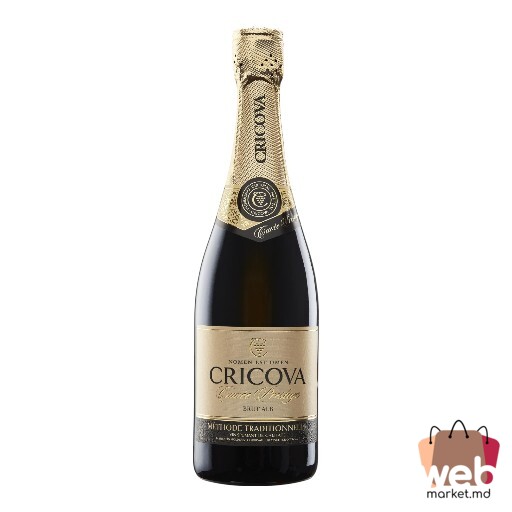 Vin spumant alb brut Cuve Prestige 13% 750ml CRICOVA