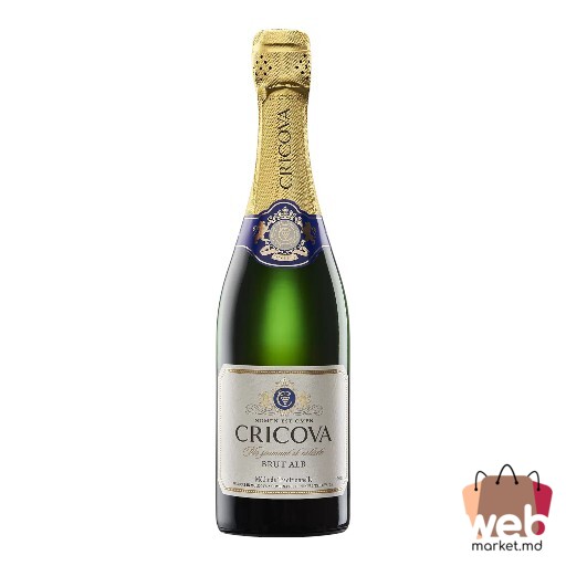 Vin spumant alb brut 13% 750ml CRICOVA