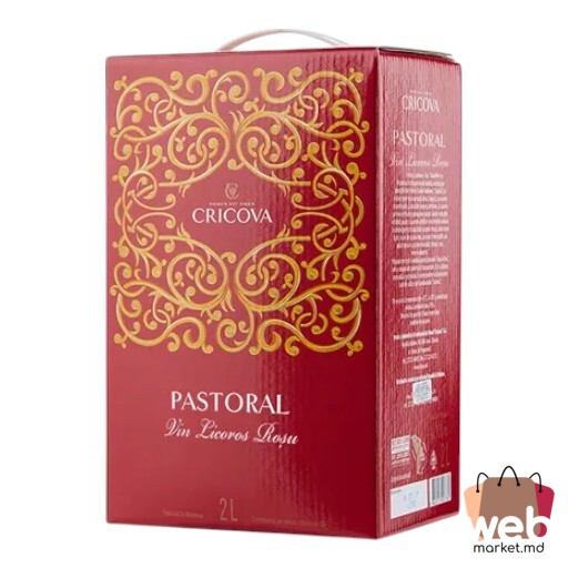 Vin roșu licoros Pastoral de Cricova 14% 2L CRICOVA