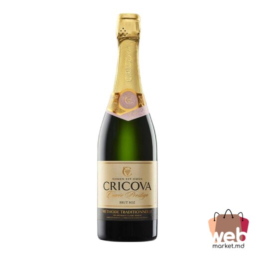 Vin spumant rose brut Cuve Prestige 12.5% 750ml CRICOVA
