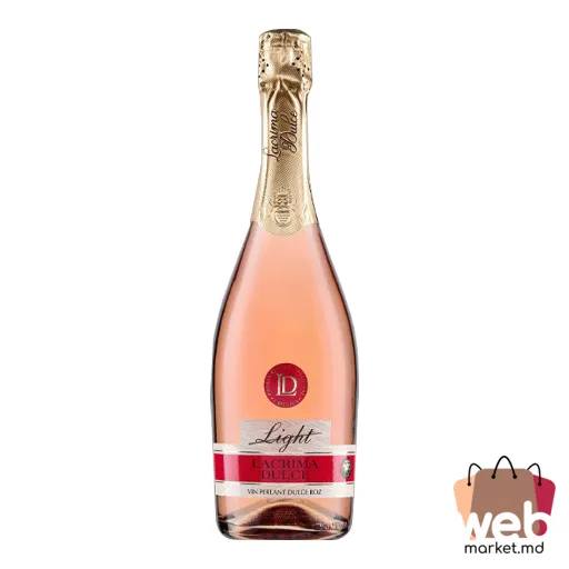 Vin perlant rose dulce Lacrima Dulce Light 10% 750 ml CRICOVA