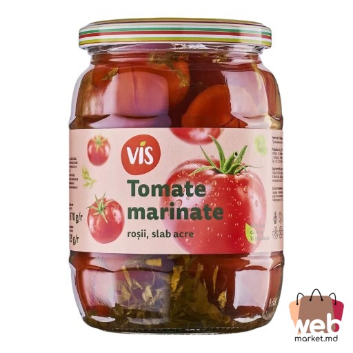 Roșii marinate 670g /335g VIS