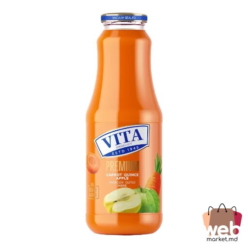 Suc Premium morcov /gutui /mere 1L VITA
