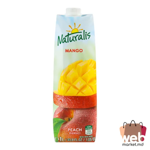 Băutură cu suc piersici /mango 1L NATURALIS