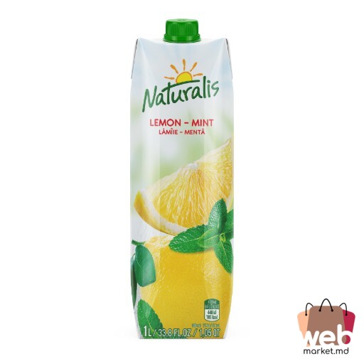 Băutură cu suc lămâie /mentă 1L NATURALIS