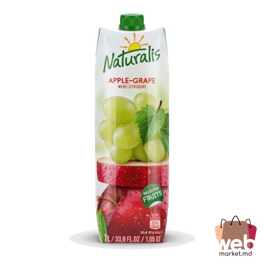 Băutură cu suc mere /struguri 1L NATURALIS